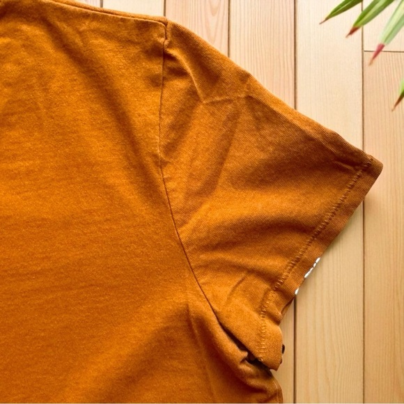 Madewell Whisper Cotton Crewneck Tee - Burnt Orange - XS - Picture 10 of 12
